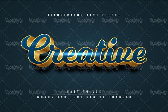 وکتور استایل فونت