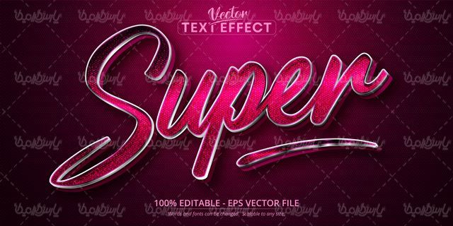 وکتور استایل متن