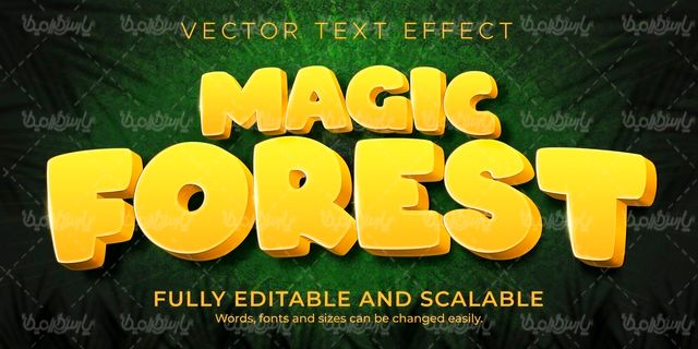 وکتور افکت متن قابل ویرایش