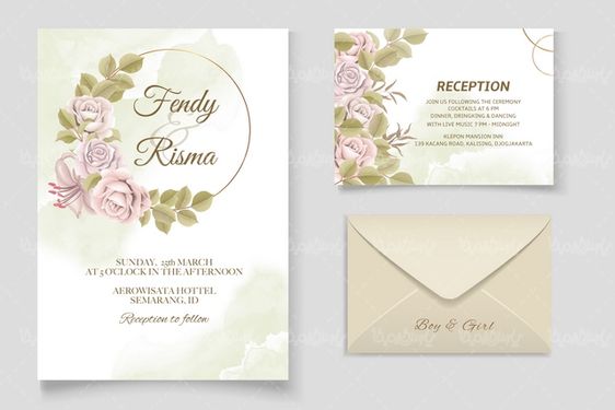 وکتور کارت دعوت