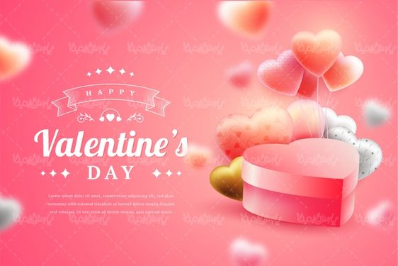 وکتور طرح روز عشق