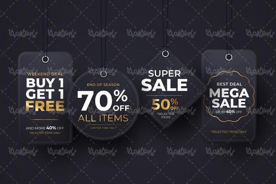 وکتور طرح فروش