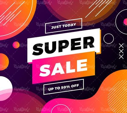 وکتور طرح فروش گرافیکی