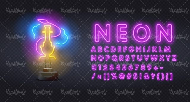 وکتور فونت نئون
