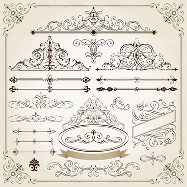 وکتور حاشیه گل