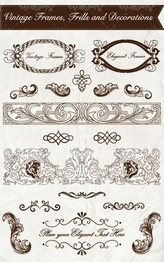 Flower border vector