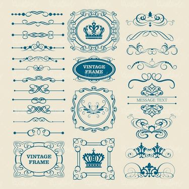 وکتور فریم گل