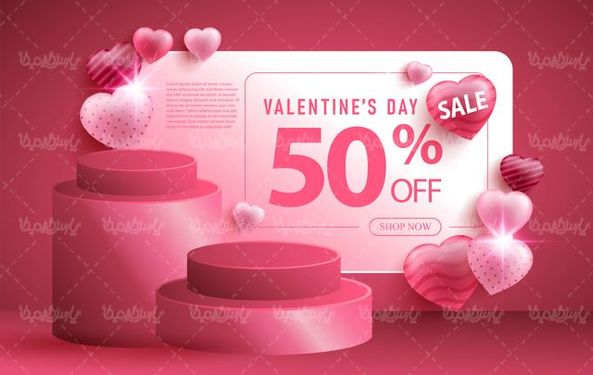 Vector Valentine Sale Plan