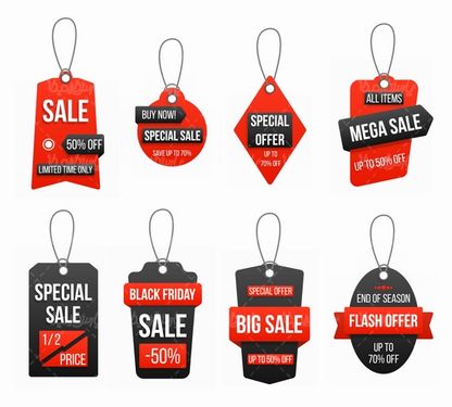 Vector Black Friday label