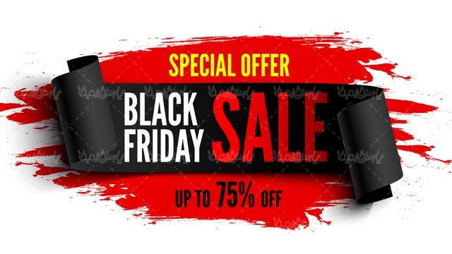 Vector Black Friday label
