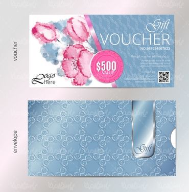 Gift card vector