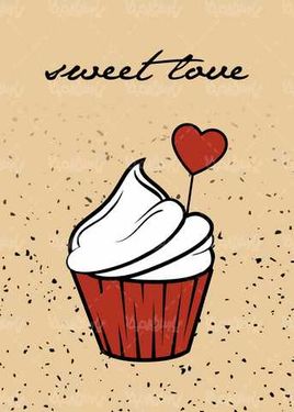 دانلود وکتور شیرینی خامه ای