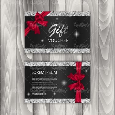 Gift card vector