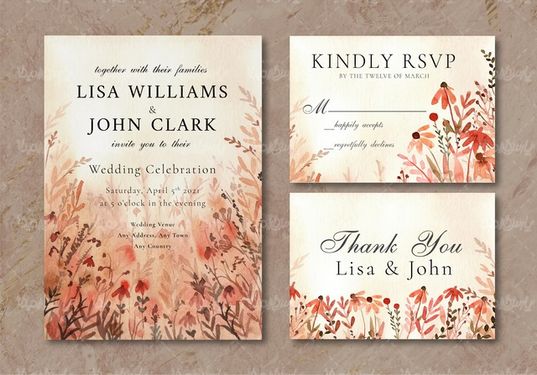 وکتور کارت عروسی