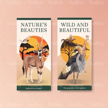 وکتور حیوانات جنگل