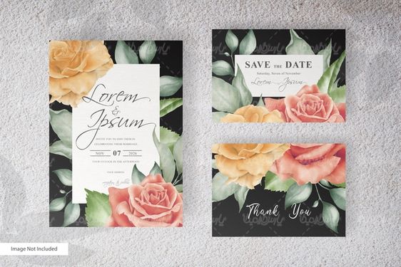 وکتور کارت دعوت عروسی