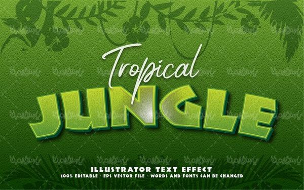 وکتور استایل متن قابل ویرایش