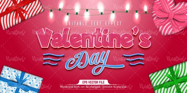 وکتور افکت متن قابل ویرایش