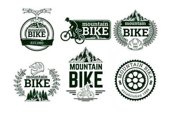 وکتور لوگو دوچرخه سواری