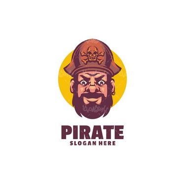 وکتور لوگو دزد دریایی