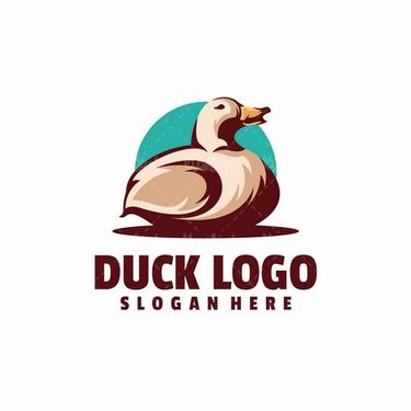 وکتور لوگو مرغ آبی