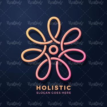 وکتور لوگو گل