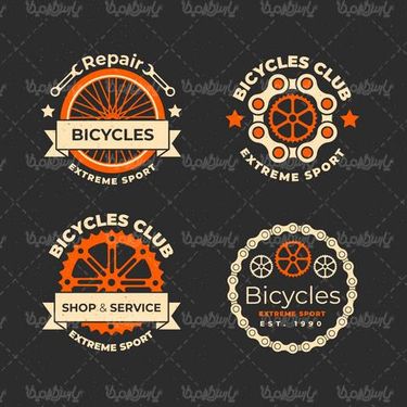 وکتور لوگو دوچرخه