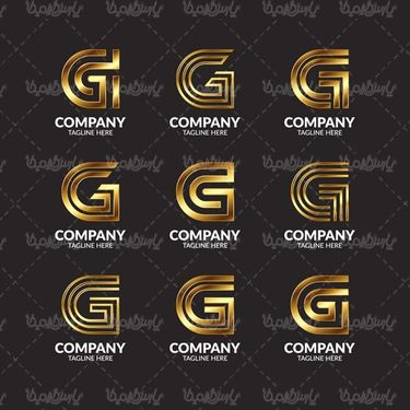 وکتور لوگو طلایی