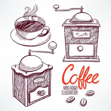 Coffee vector
