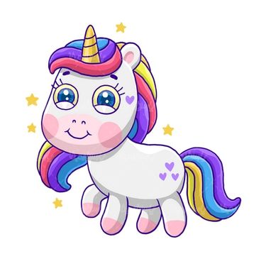 وکتور اسب شاخ دار