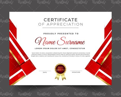 وکتور لوح تقدیر