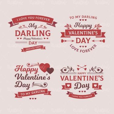 وکتور لیبل ولنتاین