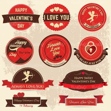 وکتور لیبل ولنتاین