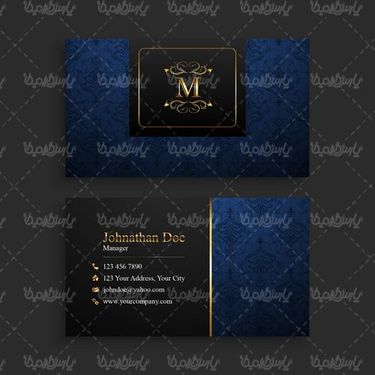 Business card vector