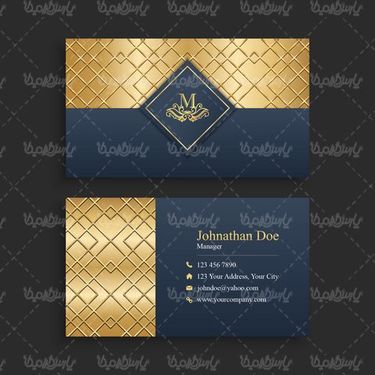 Business card vector