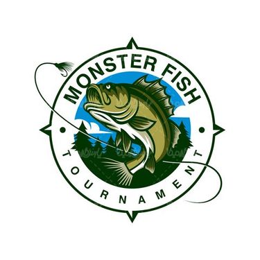 وکتور لیبل ماهیگیری