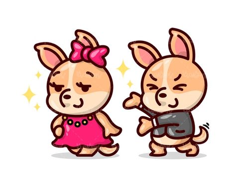 وکتور شخصیت کارتونی