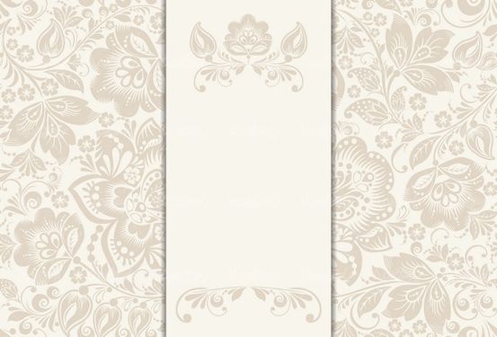 وکتور پس زمینه گل و بوته