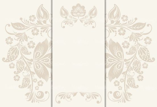 وکتور پس زمینه گل و بوته