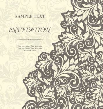 وکتور پس زمینه گل و بوته