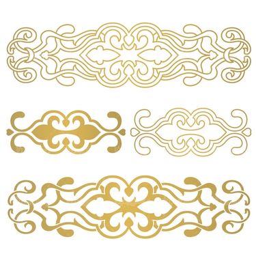 وکتور حاشیه گل و بوته