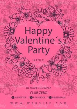 وکتور طرح ولنتاین