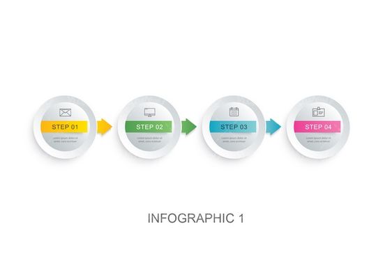 وکتور اینفوگرافی گرافیکی