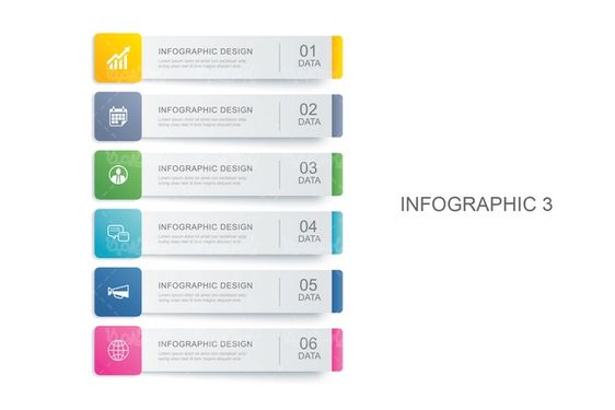 وکتور اینفوگرافی گرافیکی