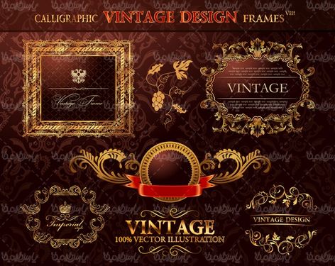 وکتور فریم گل