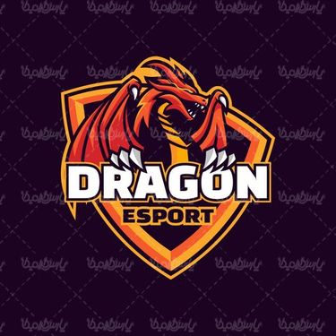 وکتور لوگو اژدها