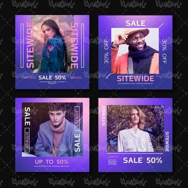 وکتور پست اینستاگرام