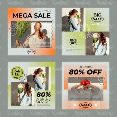 وکتور پست اینستاگرام