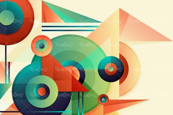 وکتور پس زمینه سه بعدی