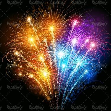 Blue light effect vector